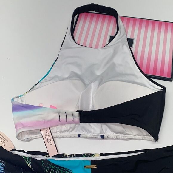 🔥VICTORIA SECRET SWIMSUIT 2 pc xsmall removable padded //medium New #8 - Picture 6 of 8